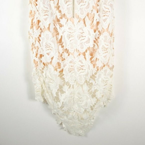Keepsake Ivory 'I Will Wait' Floral Lace Dress NWT - Picture 2 of 9